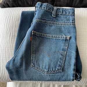 Levi’s Orange tab bell bottom Jeans
